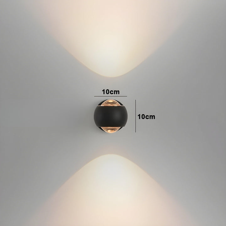 Lisslune | ModernEdge Light – Contemporary 360° Rotating Indoor Wall Light