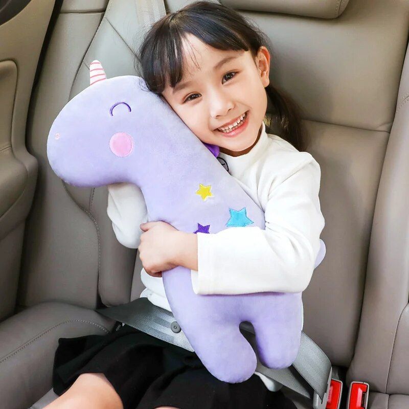 Lisslune | Children's comfort seat belt shoulder protector and adjustment unit