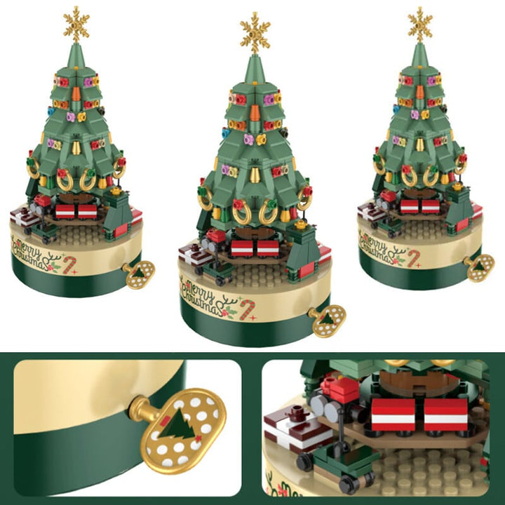 Lisslune | 360 PCS Music Box Christmas Tree Building Blocks