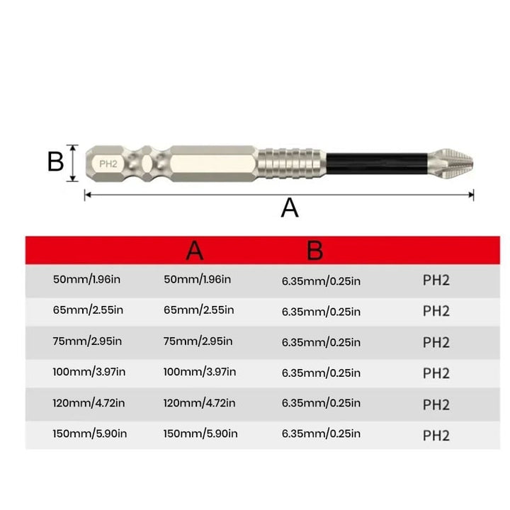 Lisslune | High magnetic screwdriver drill set