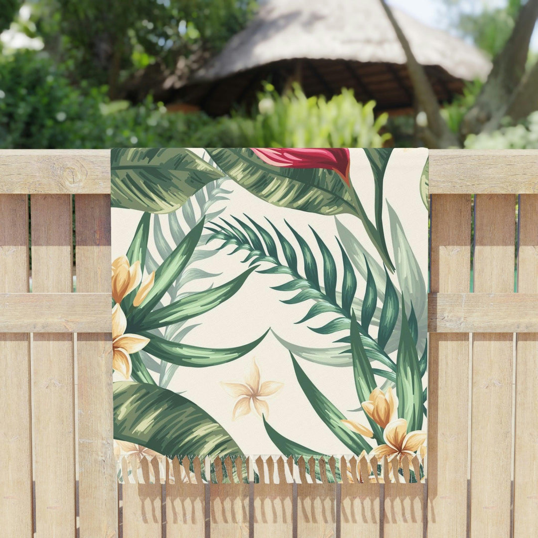 Lisslune | Tropical Boho Bliss Tassel Beach Wrap - Your Ultimate Outdoor Companion