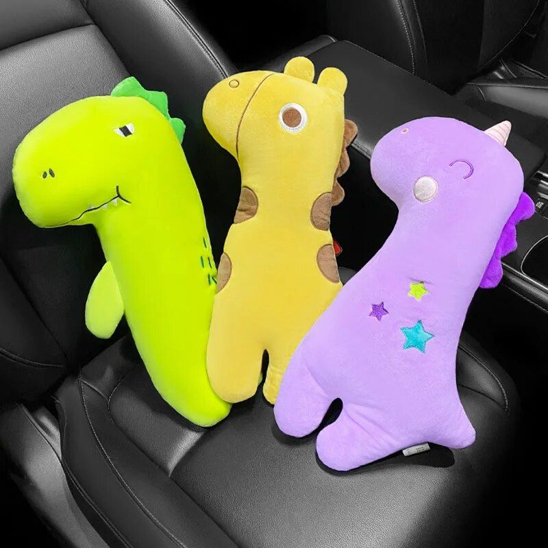 Lisslune | Splash Cartoon Animal Seat Belt Cover for Kids: Universal Shoulder Pad Protector