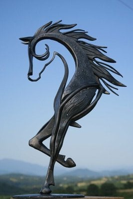 Lisslune | Modern Metal Horse Statue
