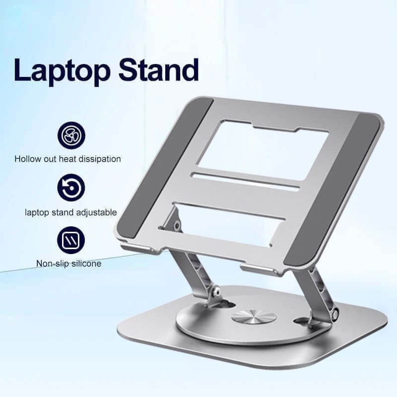 Lisslune | Laptop Stand Aluminum Alloy Rotating Bracket