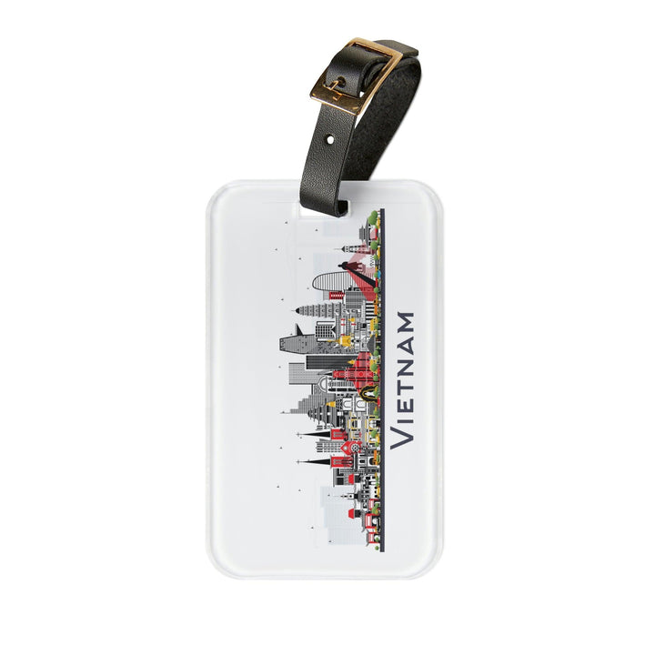 Lisslune | Personalized Explorer Acrylic and Leather Luggage Tag
