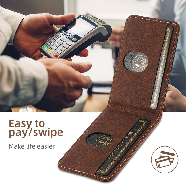 Lisslune | Leather phone case with card holder and MagSafe compatibility
