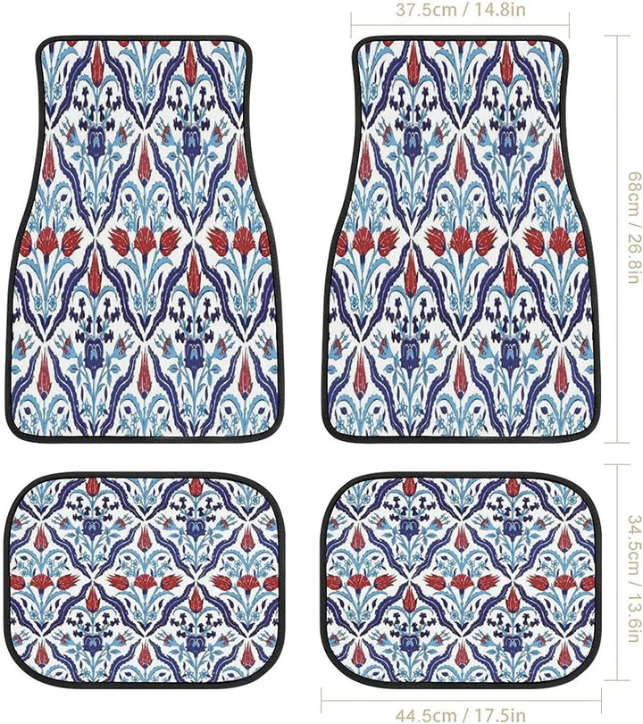 Lisslune | Vintage Persian-Turkish patterned car mats (4-piece set)
