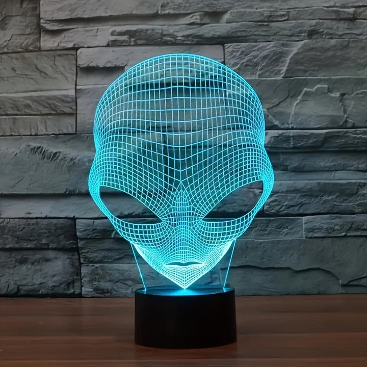 Lisslune | AstroLight – 3D-alien lamp with LED color lighting and touch control