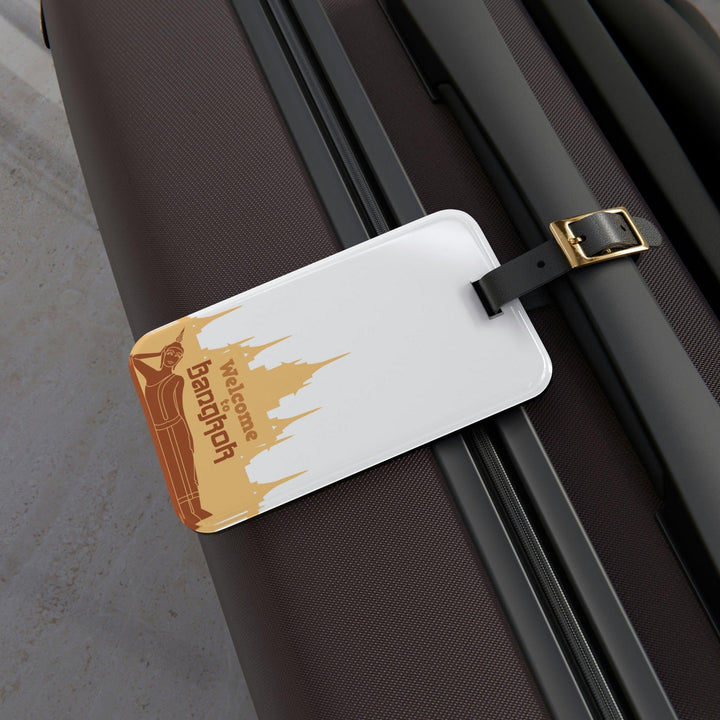 Lisslune | Personalizable Acrylic Luggage Tag Set by Elite Maison: Your stylish travel companion