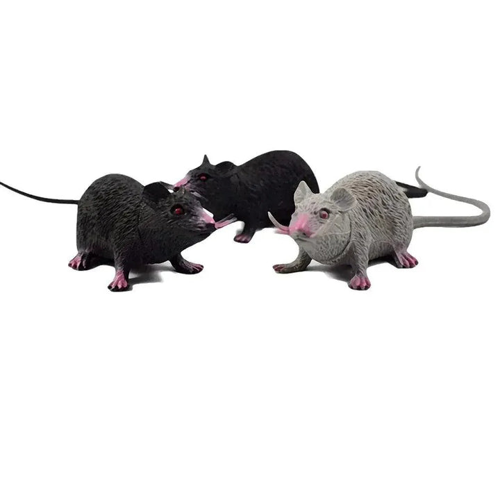 Lisslune | Realistic small rat prank toy for Halloween jokes