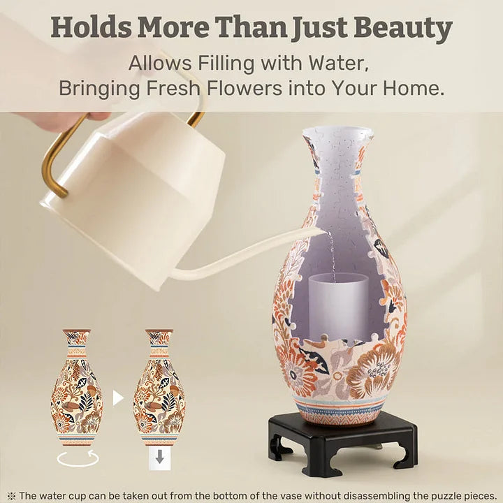 Lisslune | PuzzleVase Decorative vase made of 3D puzzle