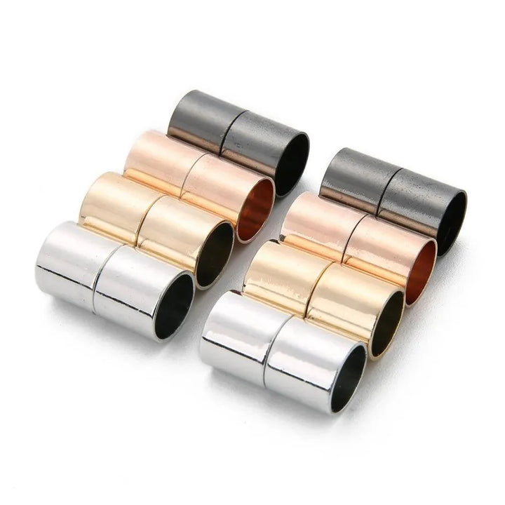 Lisslune | Enhance your leather bracelet style with luxurious magnetic clasp set