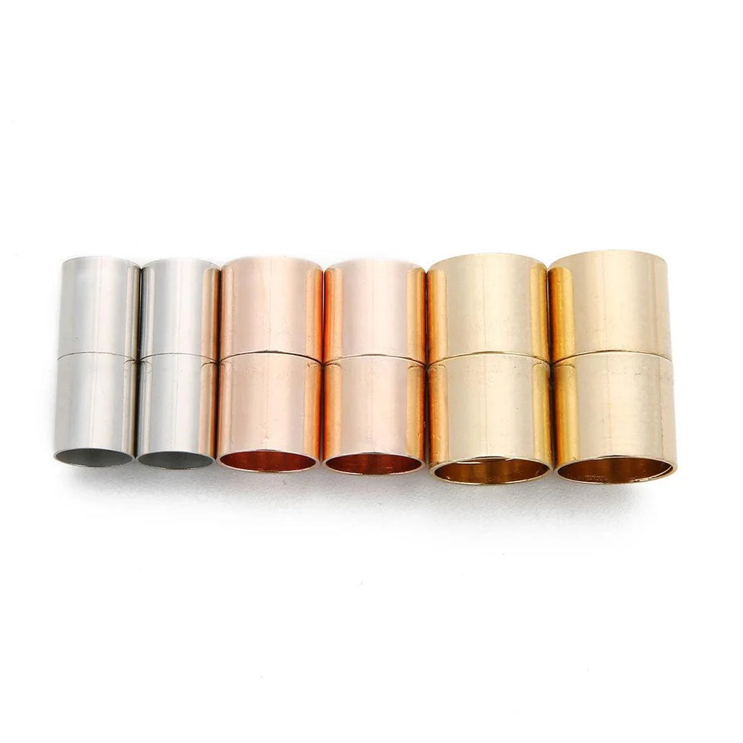 Lisslune | Enhance your leather bracelet style with luxurious magnetic clasp set