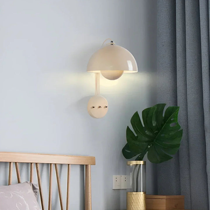Lisslune | BudLume - Mushroom Light Cozy Scandinavian Wall Lamp