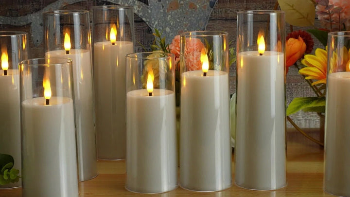 Lisslune | HolidaySpark - 5 LED Flameless Candles for Festive Cheer