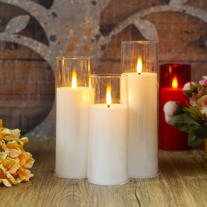 Lisslune | HolidaySpark - 5 LED Flameless Candles for Festive Cheer