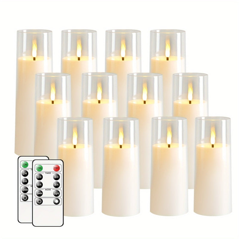 Lisslune | HolidaySpark - 5 LED Flameless Candles for Festive Cheer