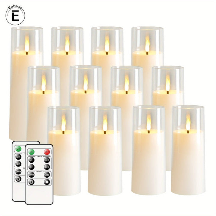 Lisslune | HolidaySpark - 5 LED Flameless Candles for Festive Cheer