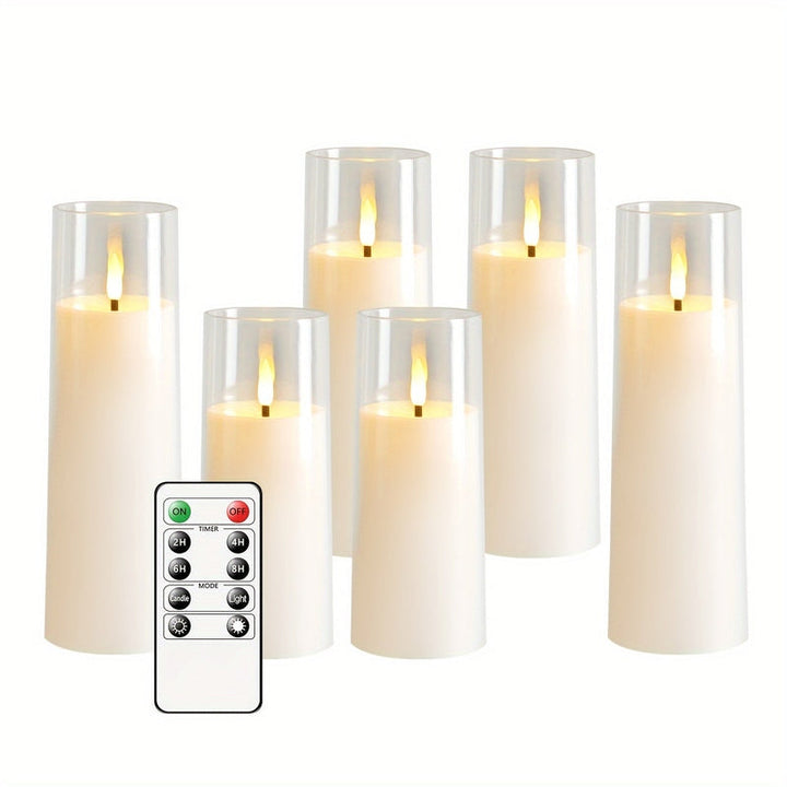 Lisslune | HolidaySpark - 5 LED Flameless Candles for Festive Cheer