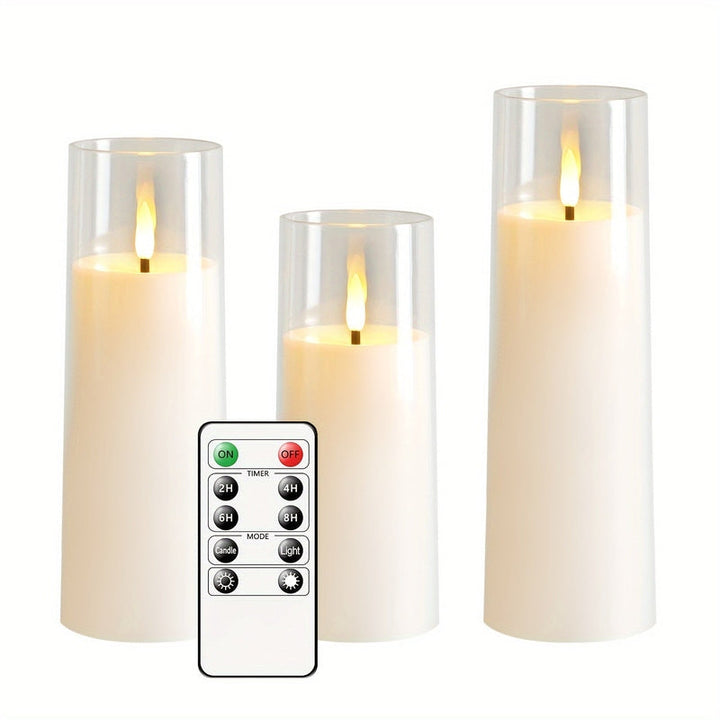 Lisslune | HolidaySpark - 5 LED Flameless Candles for Festive Cheer