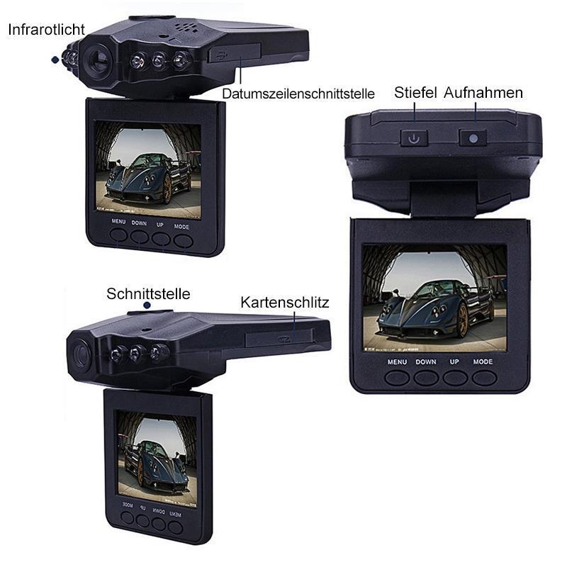 Lisslune | Car DVR, Dashboard Camera, Car Recorder / Traffic Dashboard Camcorder Loop Recording No Card