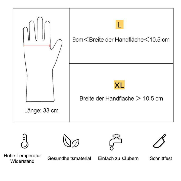 Lisslune | Indestructible Rubber Gloves (1 Pair)