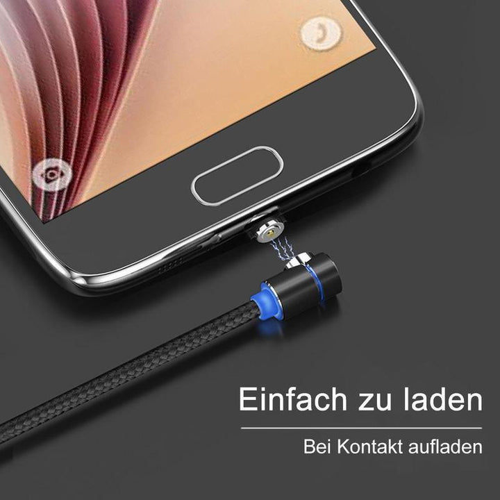 Lisslune | Bequee 3 in 1 magnetic charging cable for Lightning, Micro and Type C, 2m