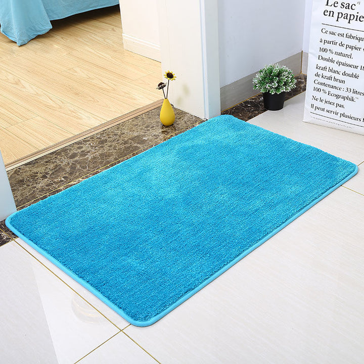Lisslune | Feblilac Solid Color Tufted Bath Mat, Multiple Sizes Bath Mat, Pure Non-Slip Bath Mat