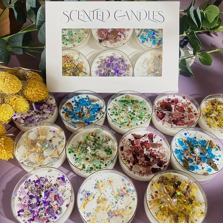 Lisslune | ScentedGem - Luxury Crystal-Infused Floral Candles