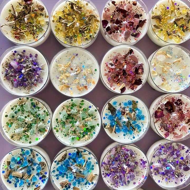 Lisslune | ScentedGem - Luxury Crystal-Infused Floral Candles