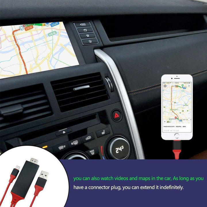 Lisslune | HDMI Monitor adapter cable for iPhone/Android to TV