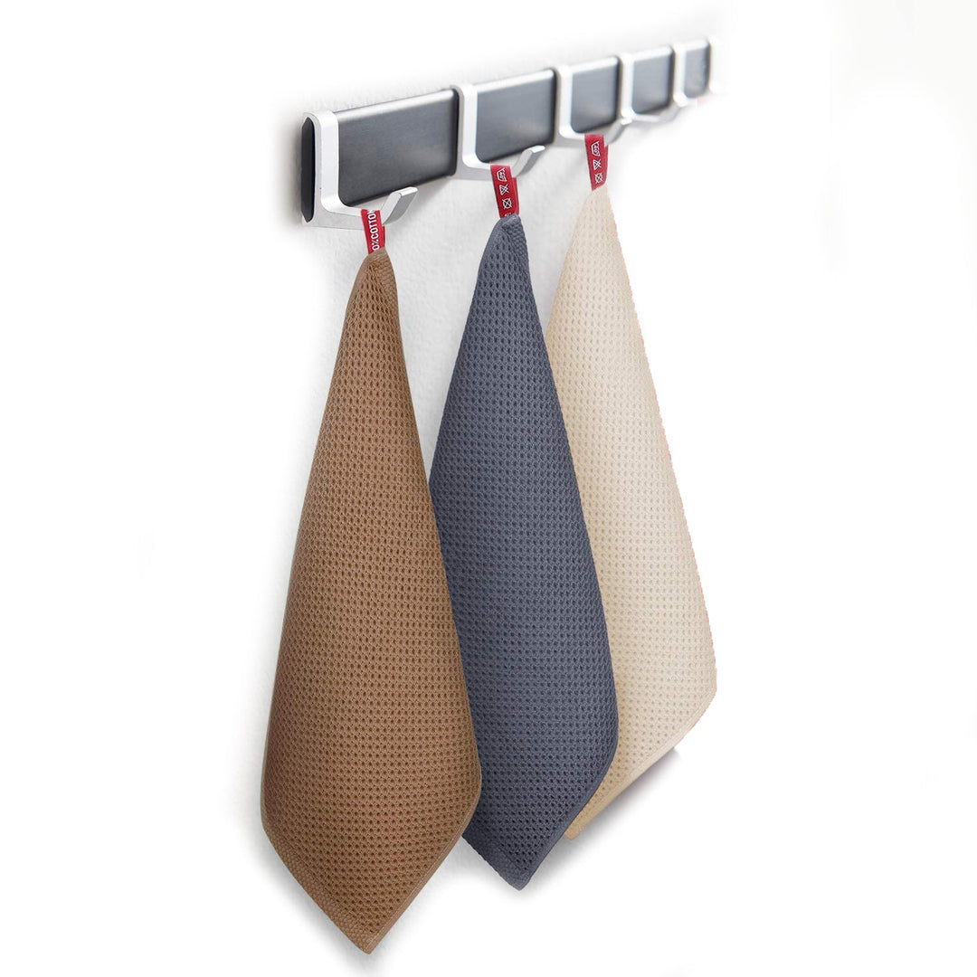 Lisslune | 6-Pack: Cotton Waffle Woven Kitchen Towel