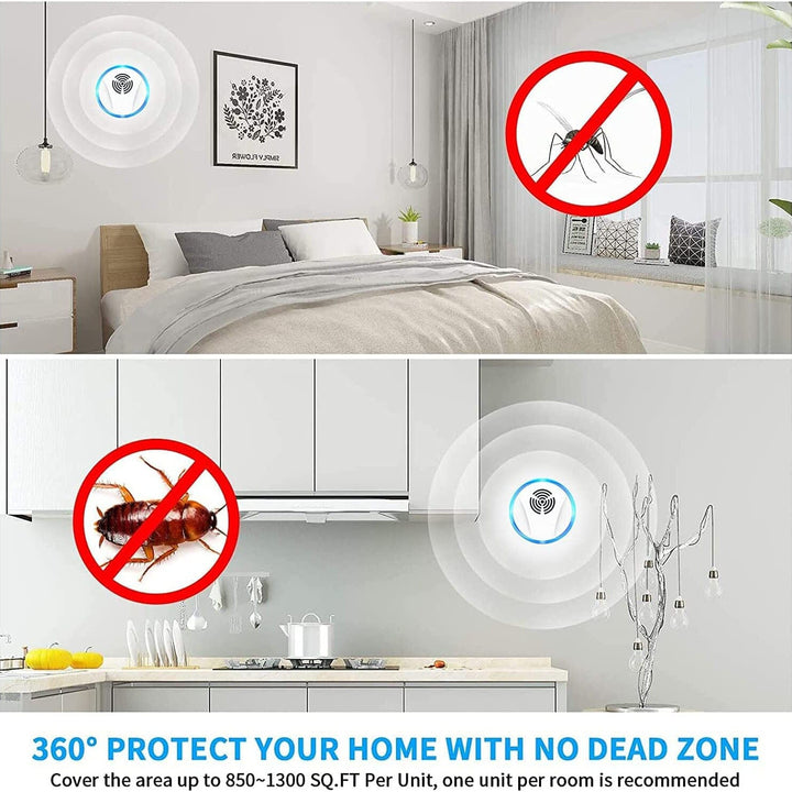 Lisslune | 6-Pack: Electronic Pest Repellent Plug for Indoor Use