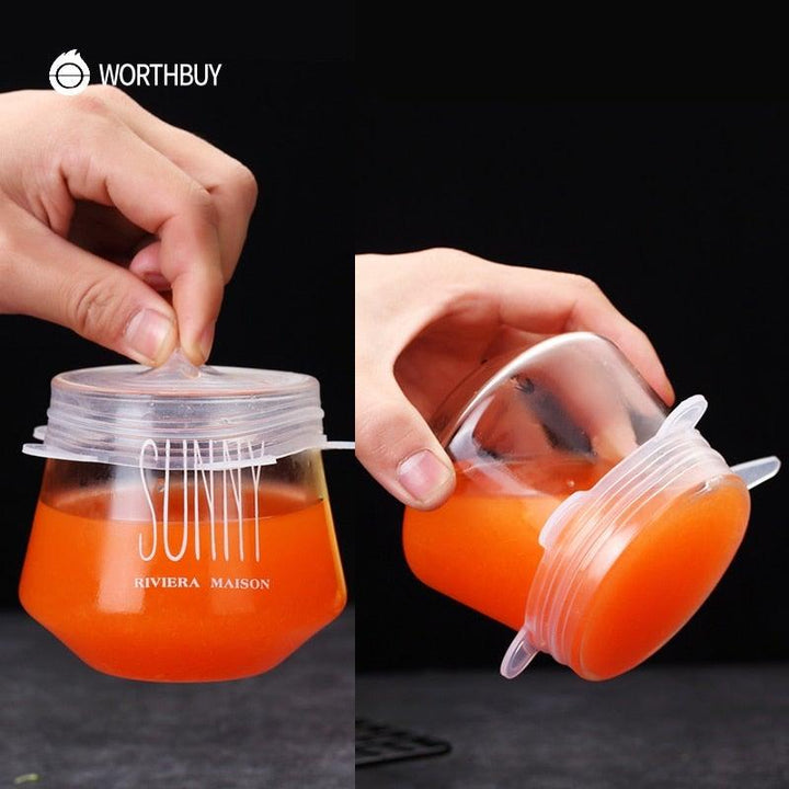 Lisslune | 6 Pieces/Set Food Silicone Cover