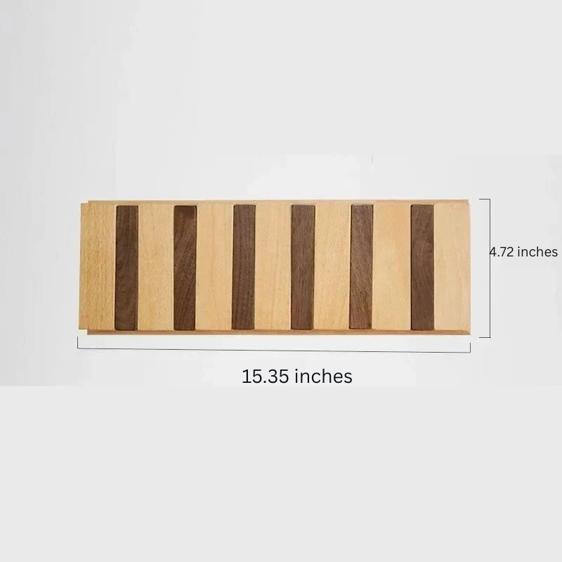 Lisslune | Wooden Wall Mounted Coat Rack and Coat Hook