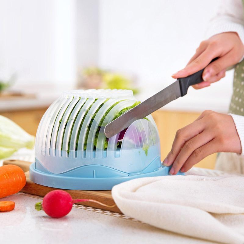 Lisslune | 60-Second Salad Cutter Bowl – Effortless Preparation for a Healthy Diet