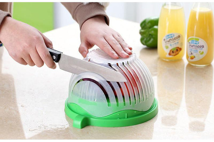 Lisslune | 60-Second Salad Cutter Bowl – Effortless Preparation for a Healthy Diet