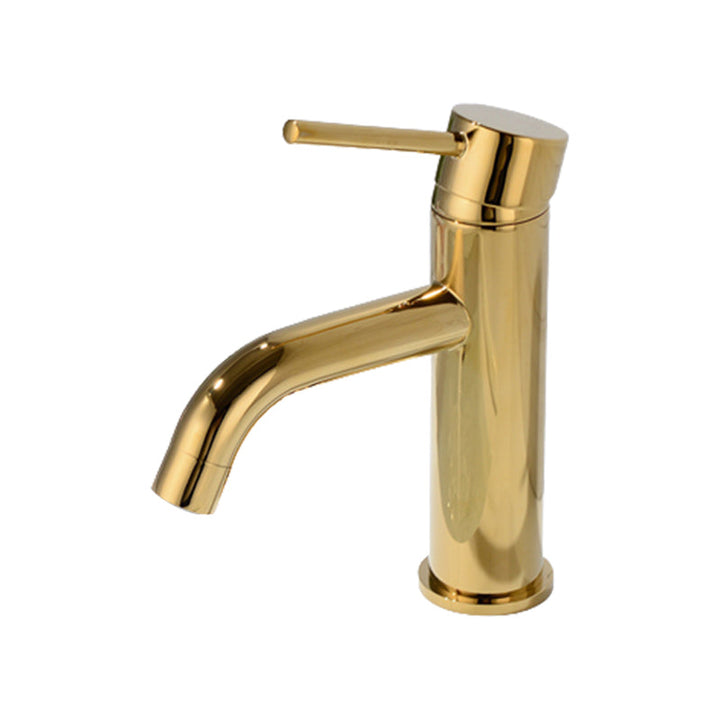 Lisslune | Modern 1-Hand Basin Faucet Geb brushed Gold Vanity Faucet Brass