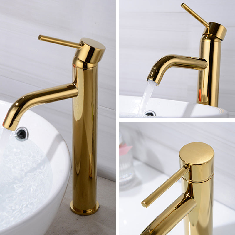 Lisslune | Modern 1-Hand Basin Faucet Geb brushed Gold Vanity Faucet Brass
