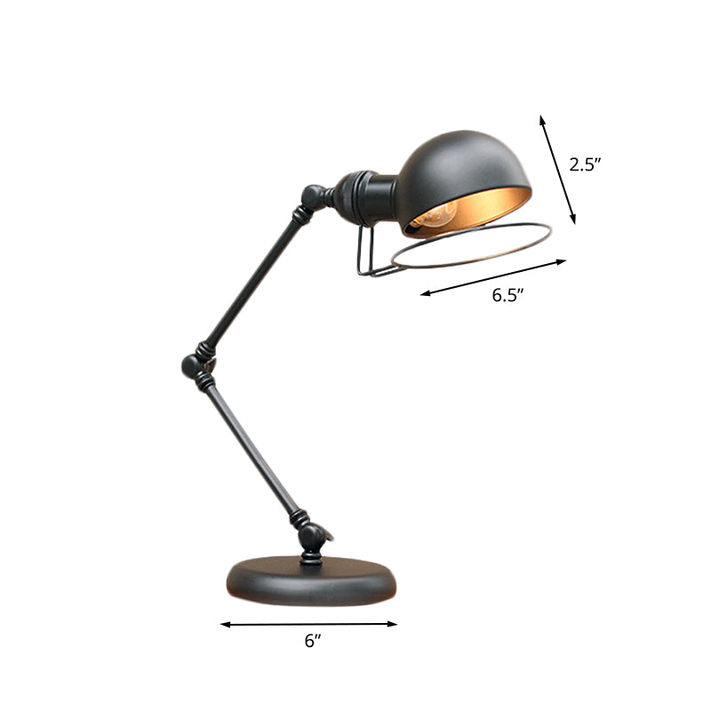 Lisslune | Axiom - Industrial Swivel Arm Table Lamp