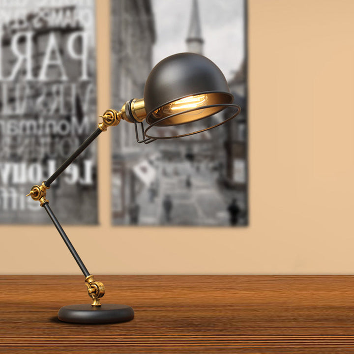 Lisslune | Axiom - Industrial Swivel Arm Table Lamp