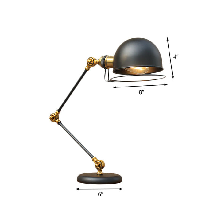 Lisslune | Axiom - Industrial Swivel Arm Table Lamp