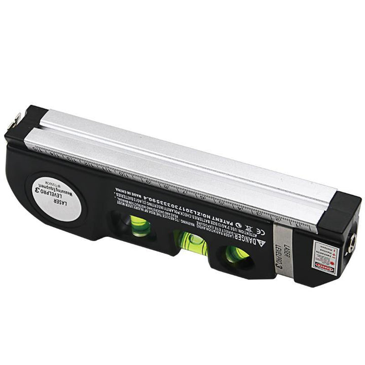 Lisslune | Laser Level Ruler Multi-functional Household Infrared Decoration (Black)