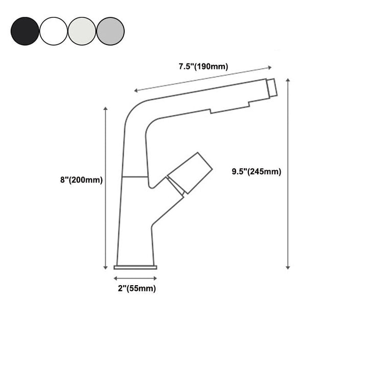 Lisslune | Contemporary Style Faucets Widely Used Knob Handles Faucets for the Bathroom