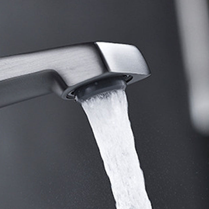 Lisslune | Modern Basin Mixer Lever Handle Copper Low Arc Basin Mixer