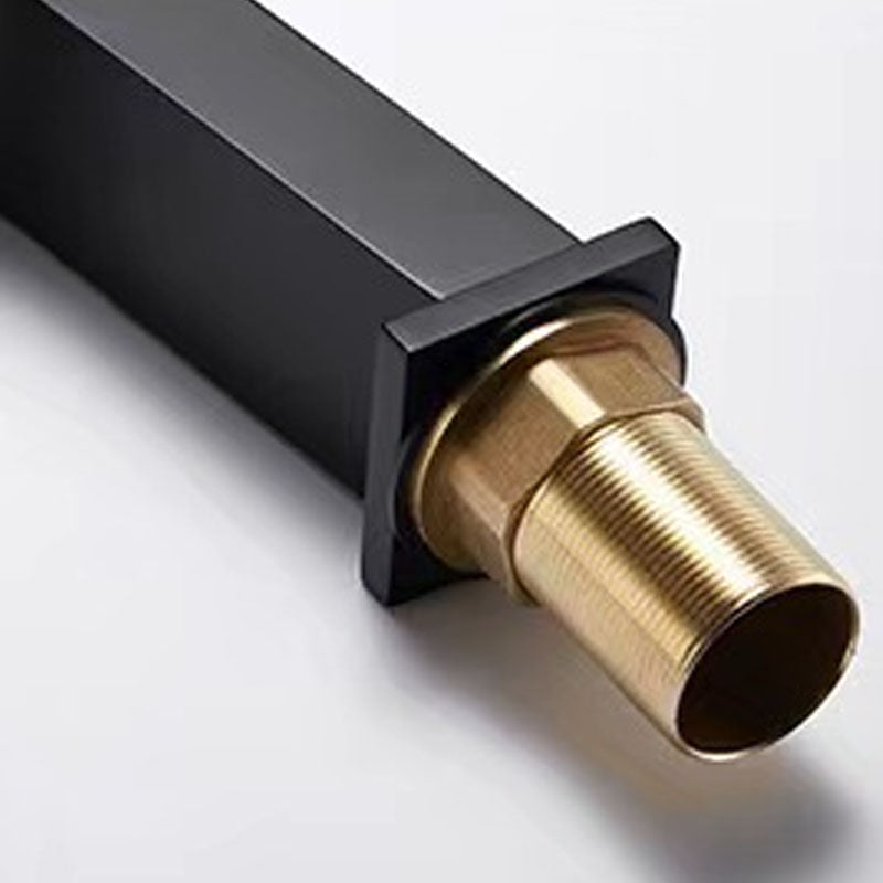 Lisslune | Modern Faucet Brass Lever Waterfall Spout Sink Faucet
