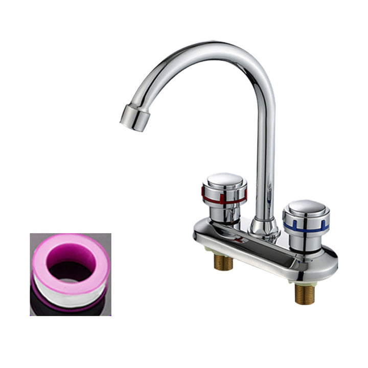 Lisslune | 1or2-Handle Brushed Nickel Widespread Faucet 2 Hole Center Set Sink Faucet