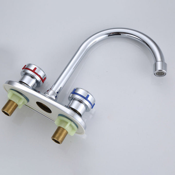 Lisslune | 1or2-Handle Brushed Nickel Widespread Faucet 2 Hole Center Set Sink Faucet