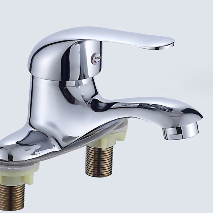 Lisslune | 1or2-Handle Brushed Nickel Widespread Faucet 2 Hole Center Set Sink Faucet