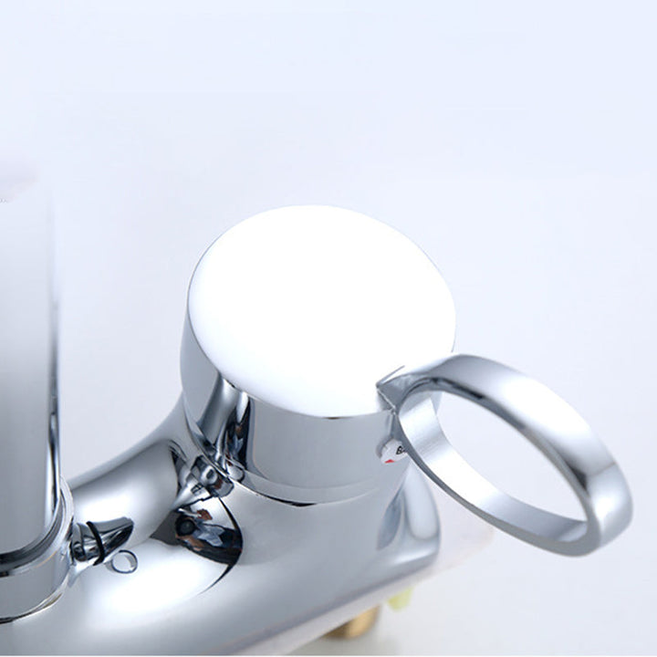 Lisslune | 1or2-Handle Brushed Nickel Widespread Faucet 2 Hole Center Set Sink Faucet